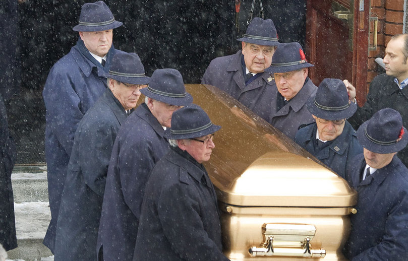 Montreal Mafia family funeral Nick Rizutto