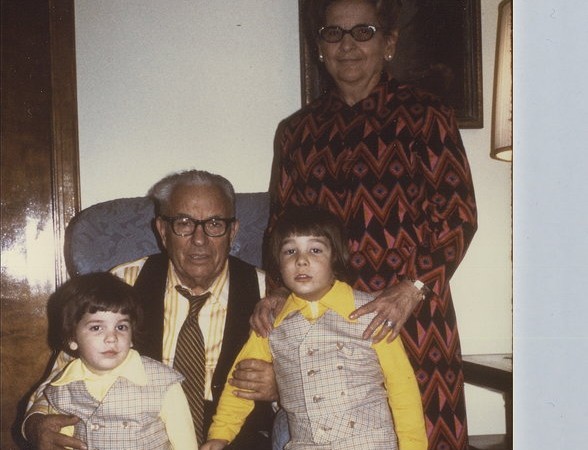 Detroit Mafia Chieftan Joe Zerilli with family in the late 60's